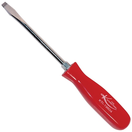 Slotted Screwdriver,w/Red Handle 4